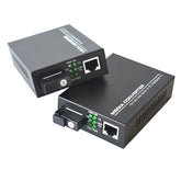 Gigabit Ethernet RJ45 Fiber Media Converters, A Pair of 10/100/1000M RJ45 to 1000M Bi-Directional Single-Mode SC Fiber up to 20Km 40km 60Km 80Km 100Km